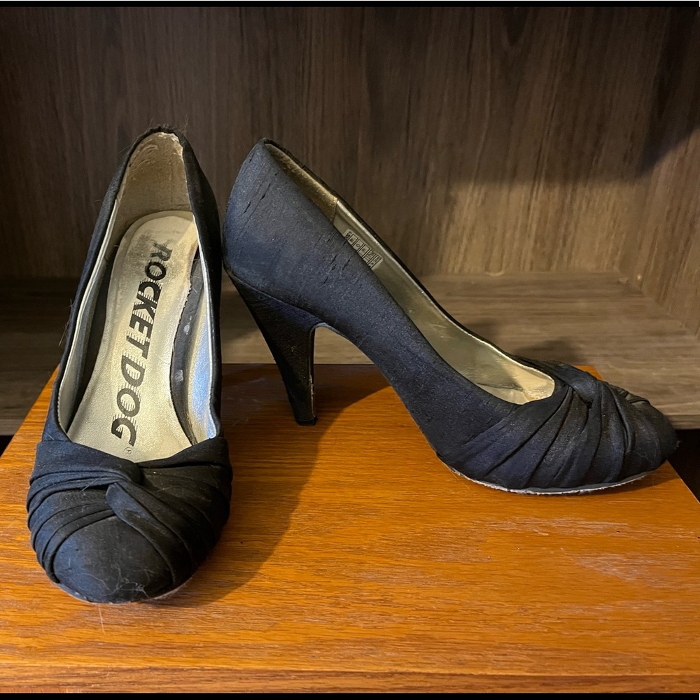Black heels, size 7